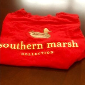 Boys size medium southern marsh shirt